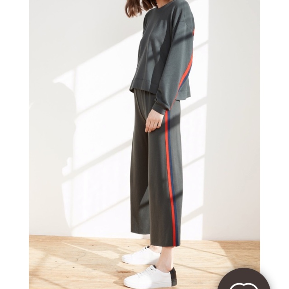 Velvet by Graham & Spencer Stripe Wide Leg Pant